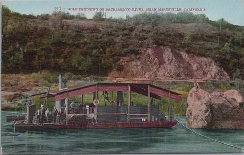 Gold dredging the - dredging,